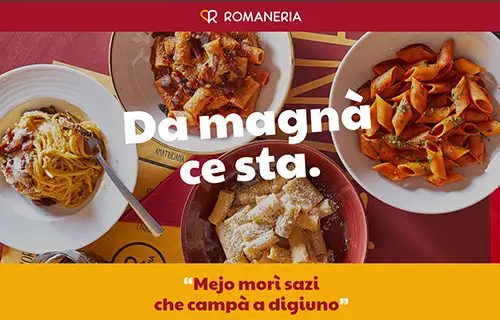 Romaneria Porta Portese, La Fraschetta. Carbonara, amatriciana e tutti i grandi classici della tradizione romana - Sponsor Porta Portese Attiva - Trastevere - Roma