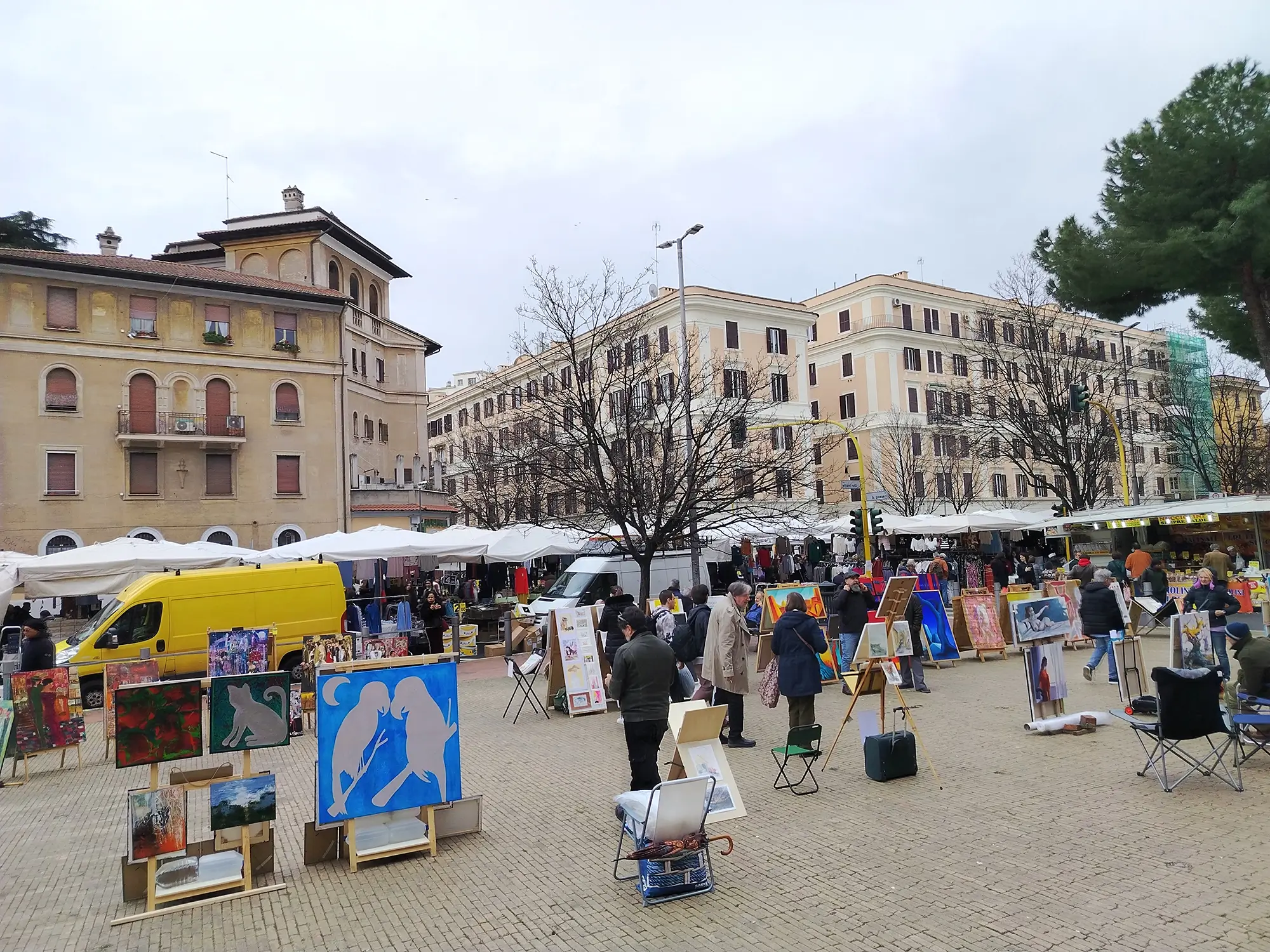 La Primavera porta nuovi colori e torna la Mostra di Pittura in Piazza a Porta Portese