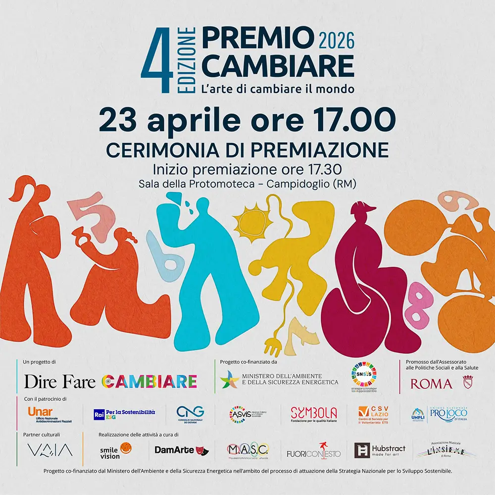Premio Cambiare 2026 - L'arte di cambiare il mondo
