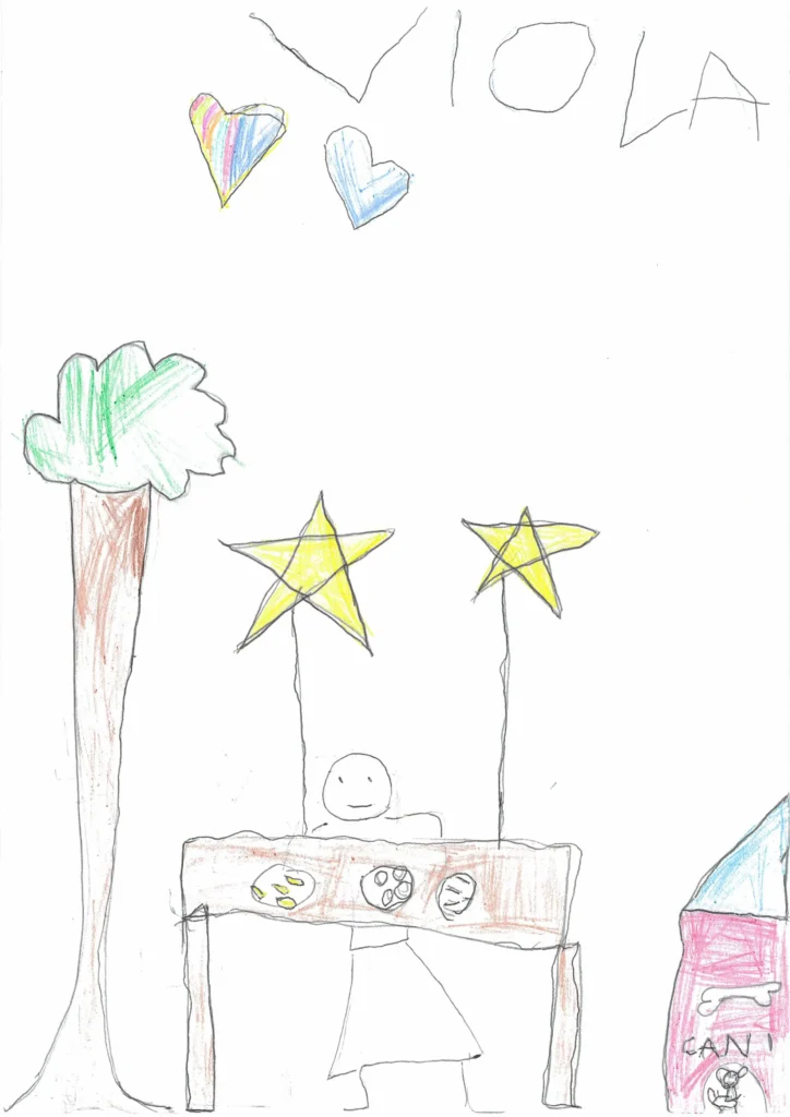 Disegni bimbi classe 1A - Istituto Comprensivo "Via Fabiola" Plesso Franco Cesana - Porta Portese - Trastevere - Roma